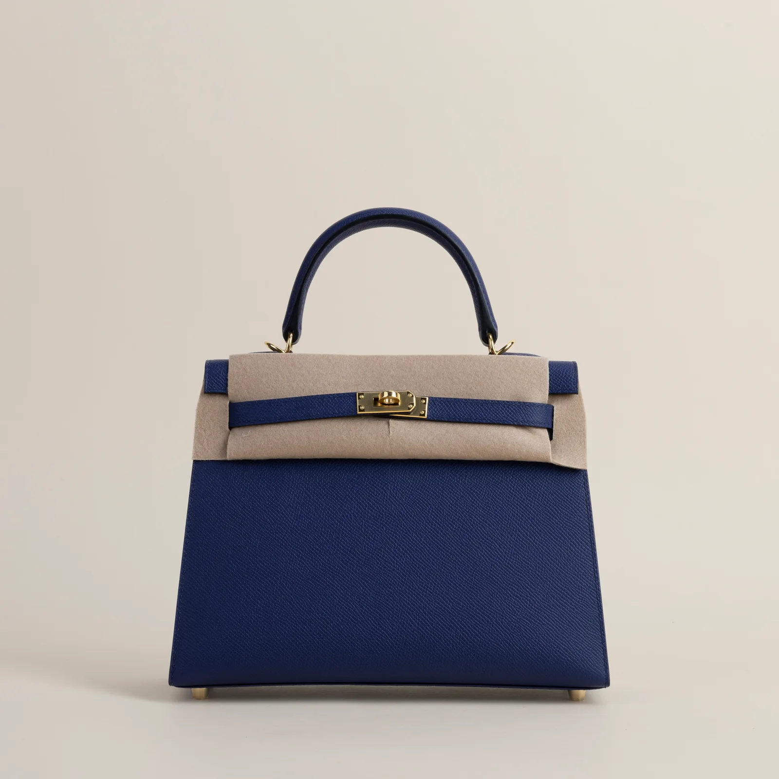 Kelly25 Epsom 73 Bleu sapphire GHW, Kelly series, 25 73 Bleu sapphire colorway, Epsom leather, Gold hardware, Kelly25 Epsom 73 Bleu sapphire GHW Kelly