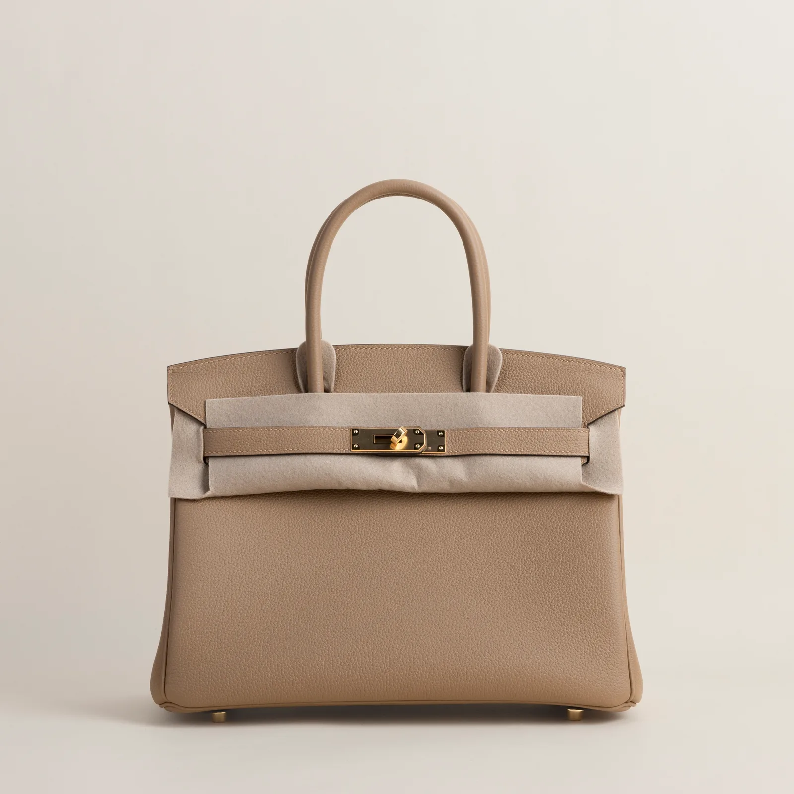 Birkin 30cm Togo 0M Chai GHW, Birkin series, 0M Chai colorway, Togo leather, Gold hardware, 30cm size, hero image