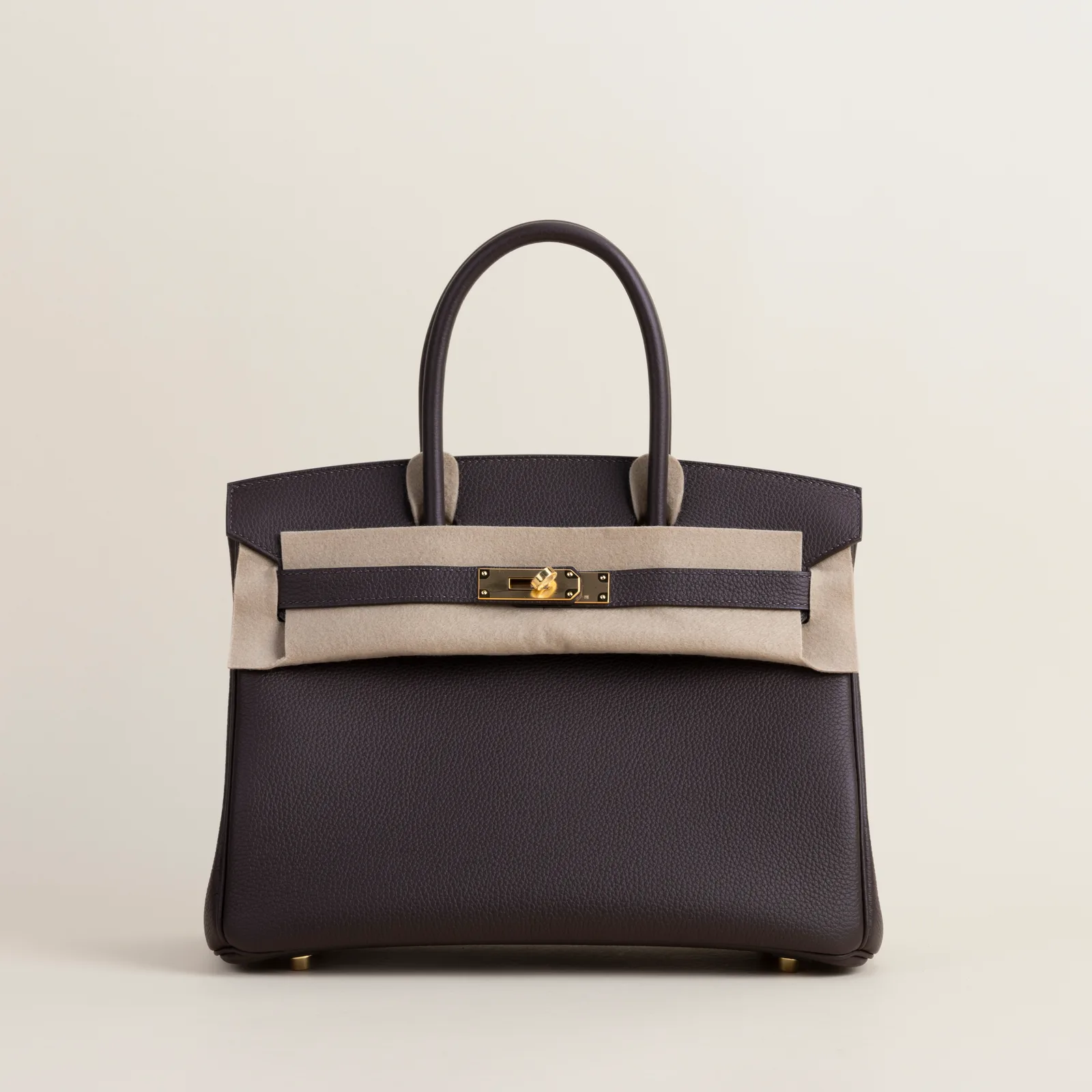 Birkin 30cm Togo 46 Ebene GHW, Birkin series, 46 Ebene colorway, Togo leather, Gold hardware, 30cm size, hero image