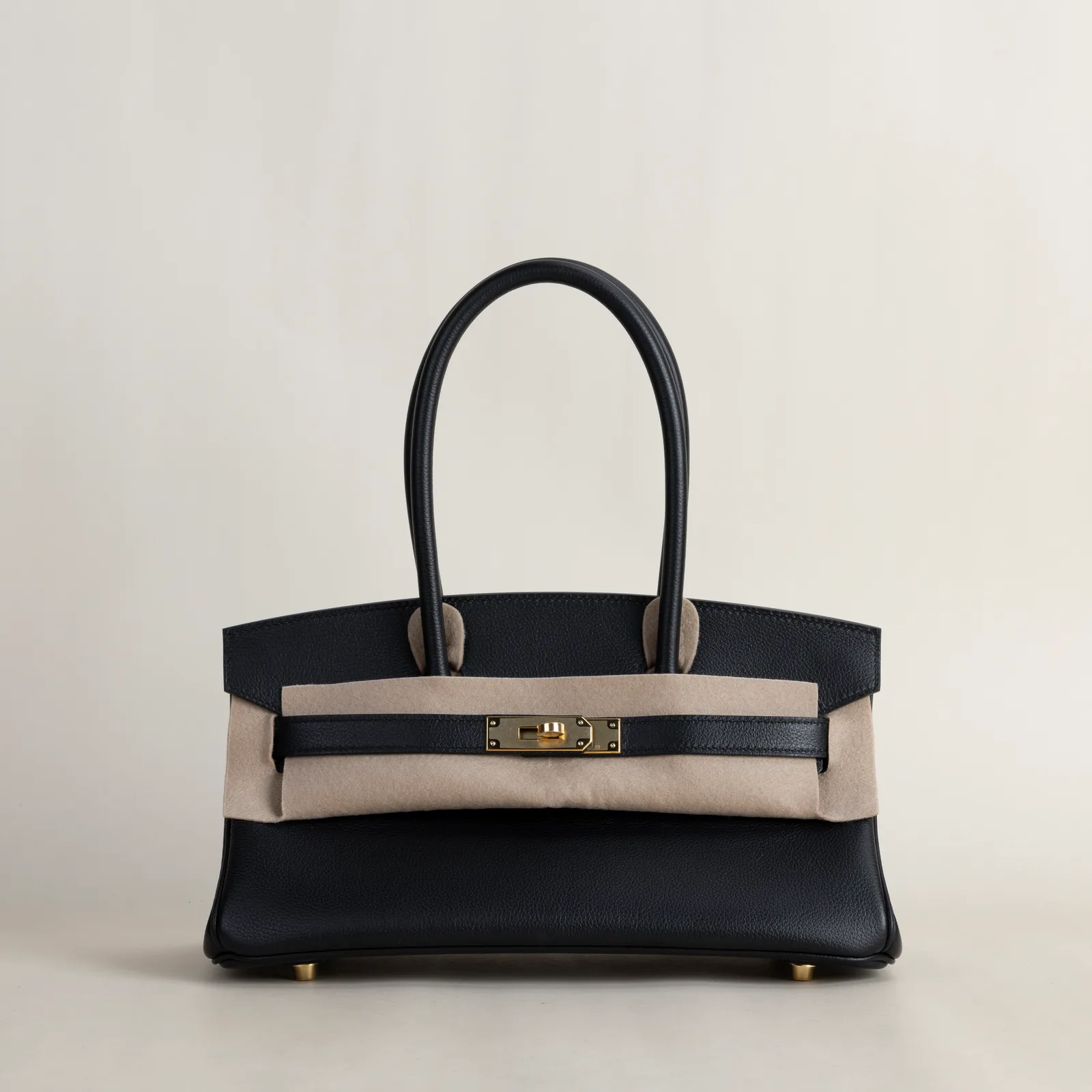 Birkin shoulder29 Evercoler CK89 Noir GHW, Birkin series, shoulder29 Evercoler CK89 Noir colorway, Box leather, Gold hardware, 13cm size, hero image