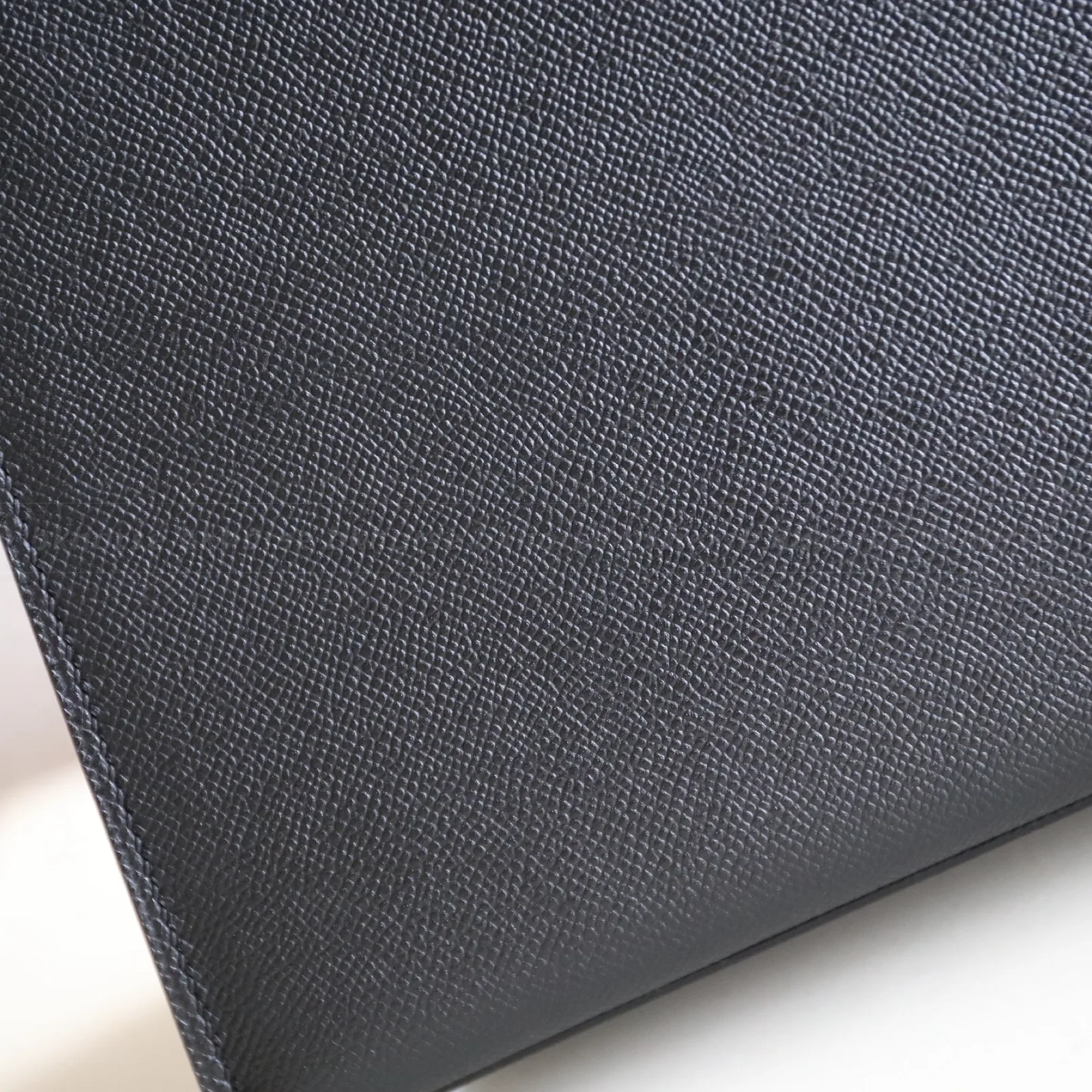 Kelly Desordre Black Epsom Silver Hardware, Kelly series, Noir colorway, Epsom leather, phw hardware, detail view 8
