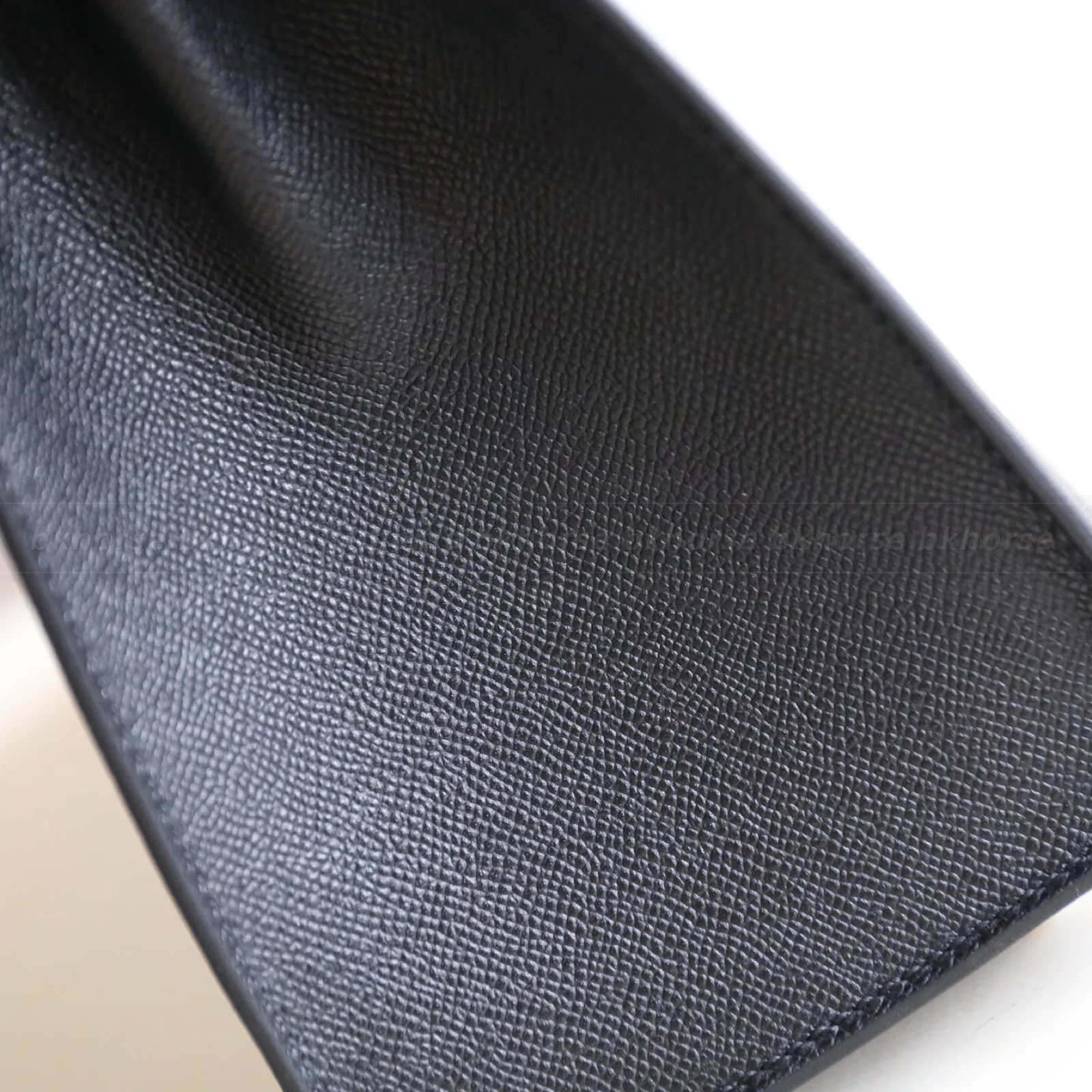 Kelly Desordre Black Epsom Silver Hardware, Kelly series, Noir colorway, Epsom leather, phw hardware, detail view 9