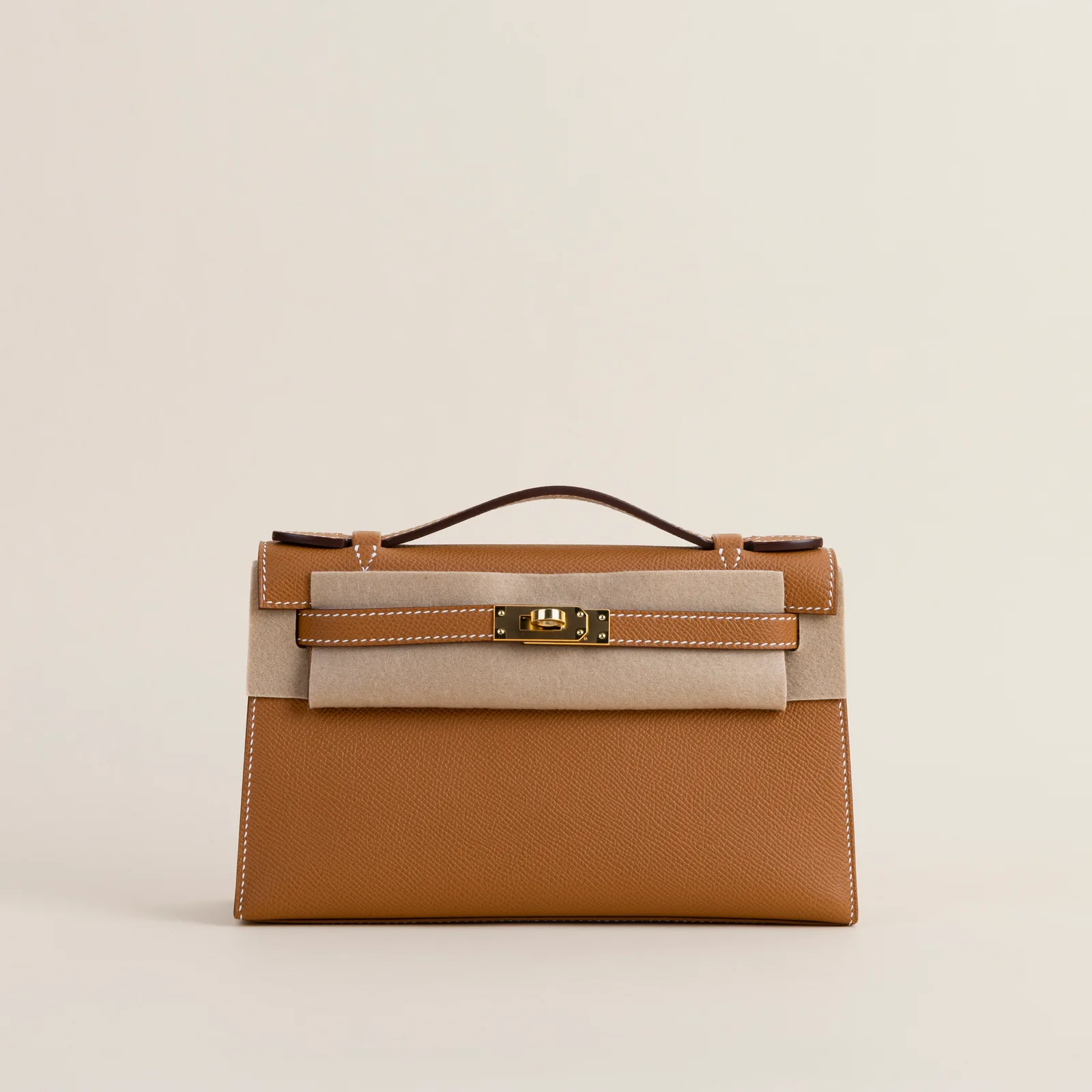 Kelly pochette Epsom CC37 Gold GHW, Kelly series, pochette CC37 colorway, Epsom leather, Gold hardware, Kelly pochette Epsom CC37 Gold GHW Kelly Model