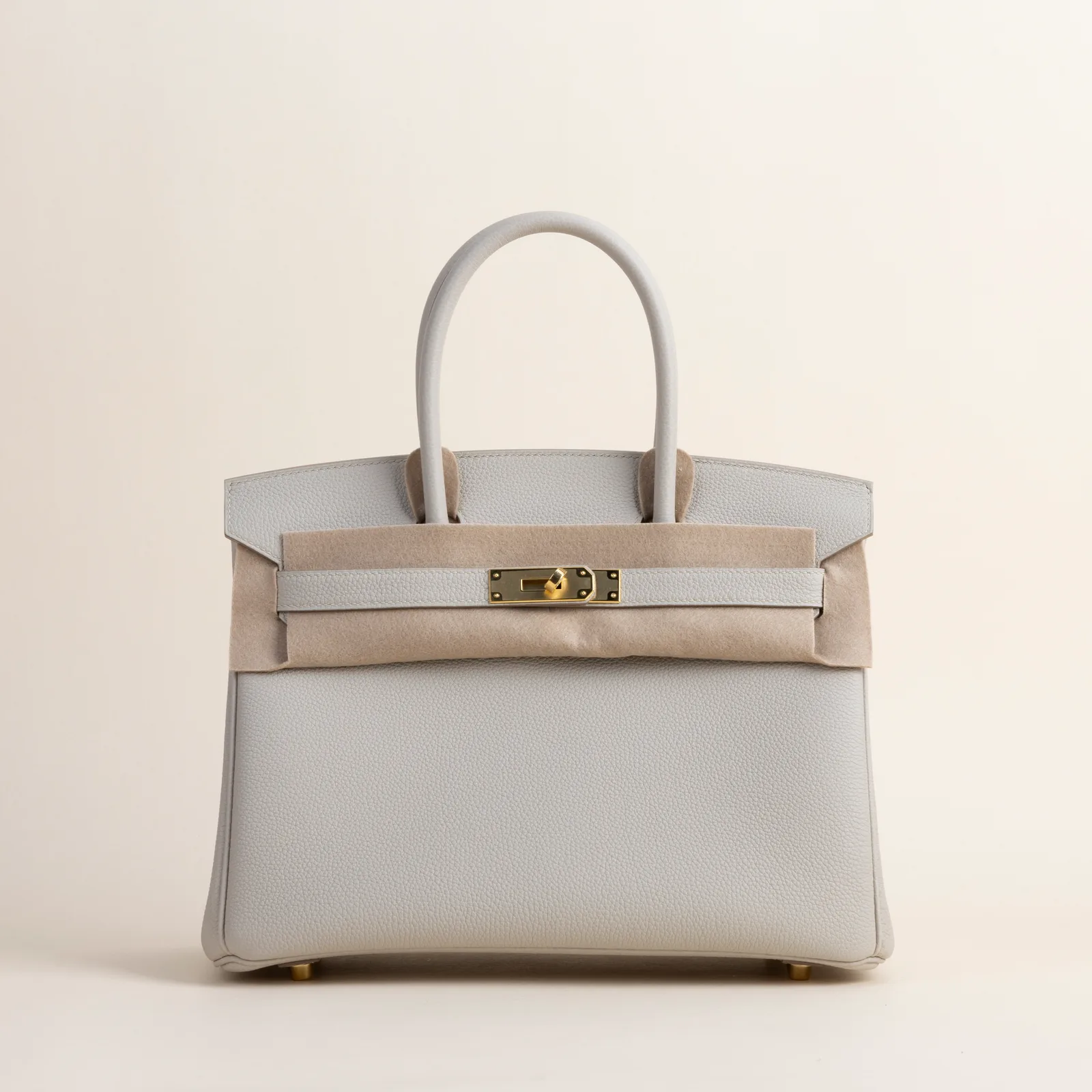 Birkin 30cm Togo 8L Beton GHW, Birkin series, 8L Beton colorway, Togo leather, Gold hardware, 30cm size, hero image