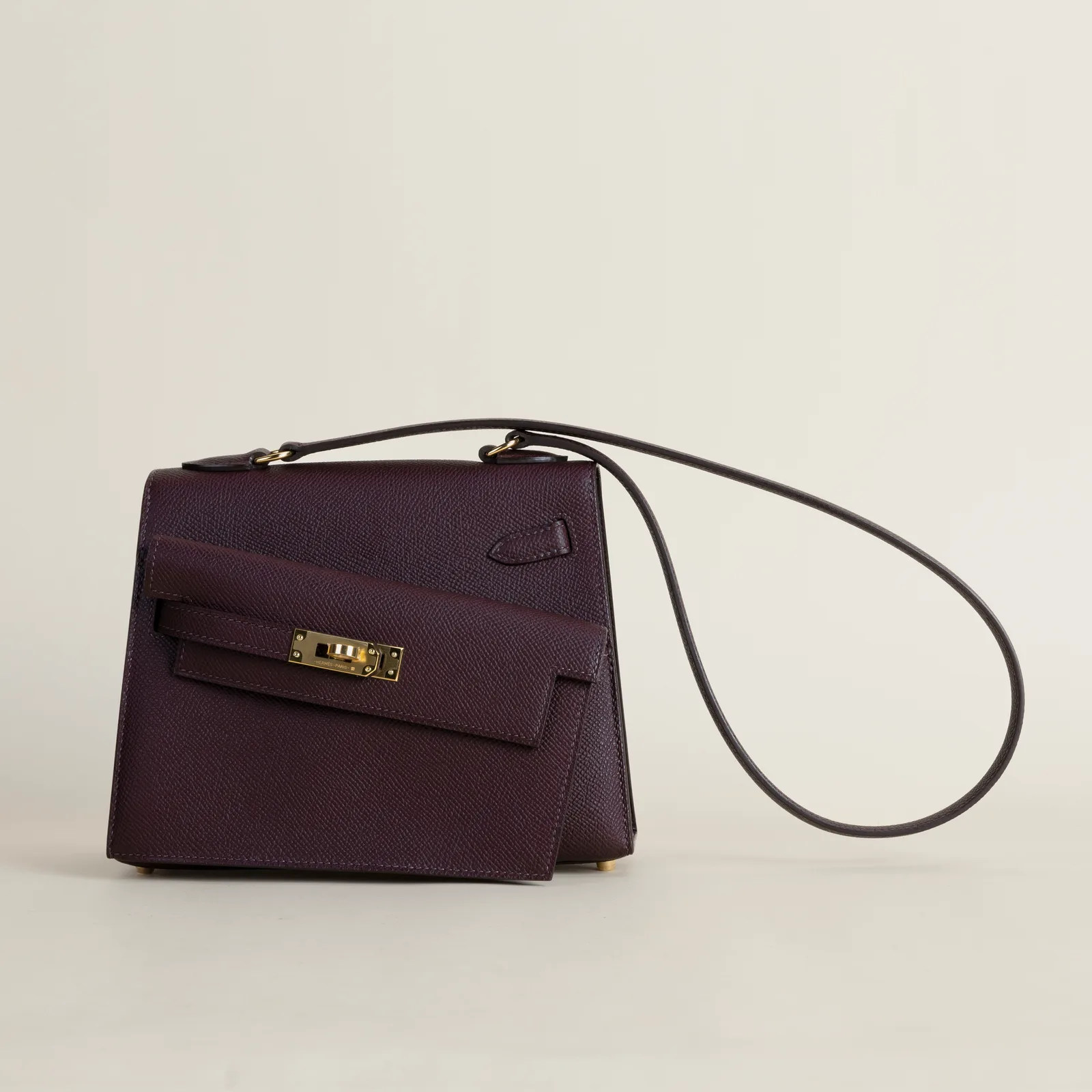 Kelly Disorder Epsom 0G Rouge seiiier GHW, Kelly series, Disorder 0G Rouge seiiier colorway, Epsom leather, Gold hardware, 58cm size, hero image