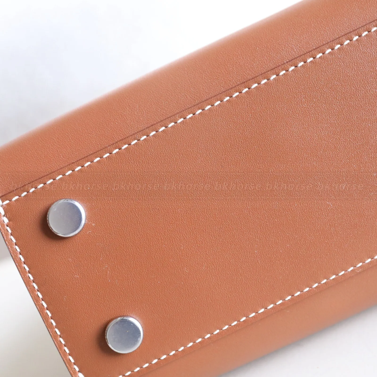 Tablier Sellier Gold Hunter Leather And Canvas Silver Hardware, Other series, Gold colorway, Tablier Sellier Gold Hunter Leather And Canvas Silver Har