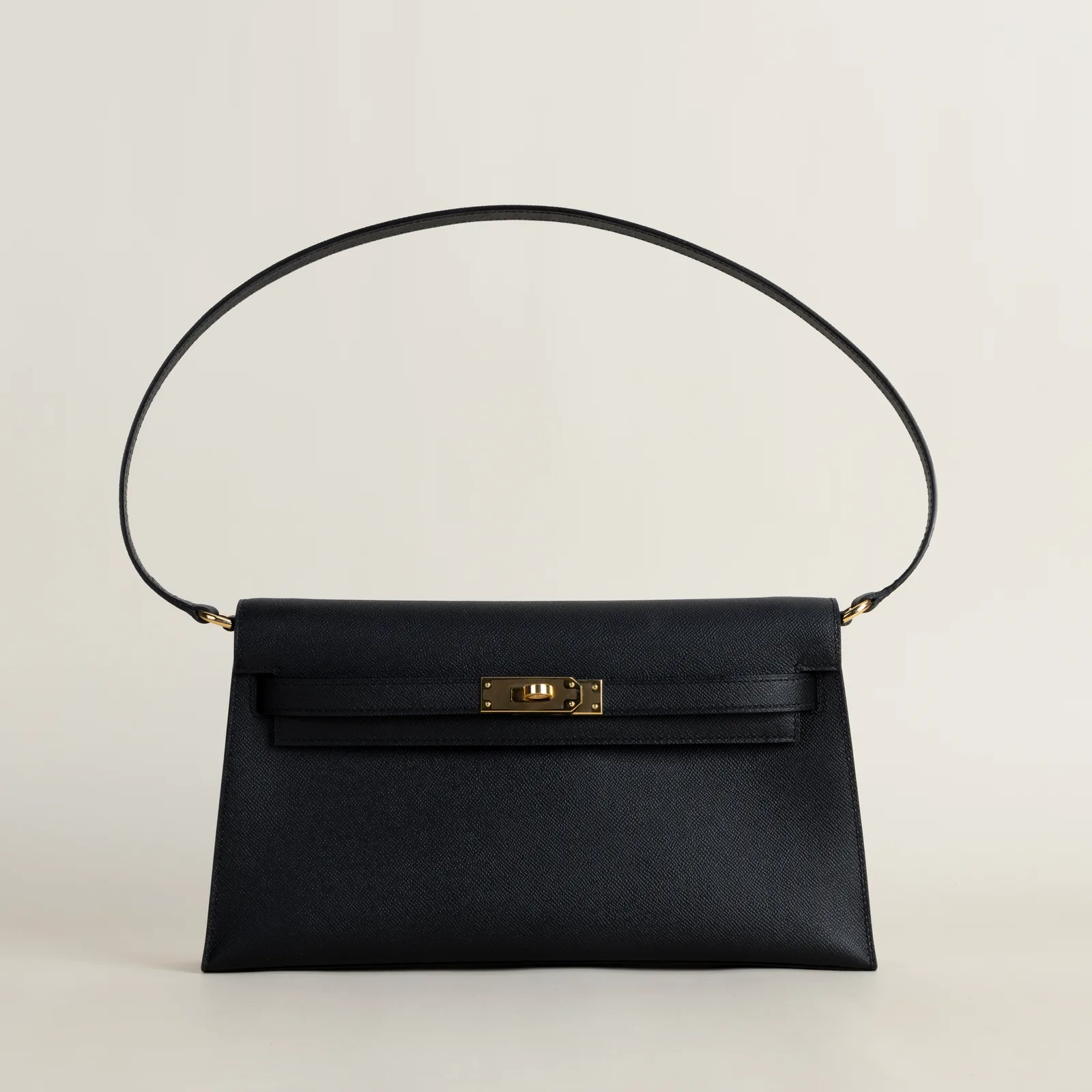 Kelly Elan Madame leather 89 Nior GHW, Kelly series, Elan Madame leather 89 Nior colorway, Box leather, Gold hardware, Kelly Elan Madame leather 89 Ni